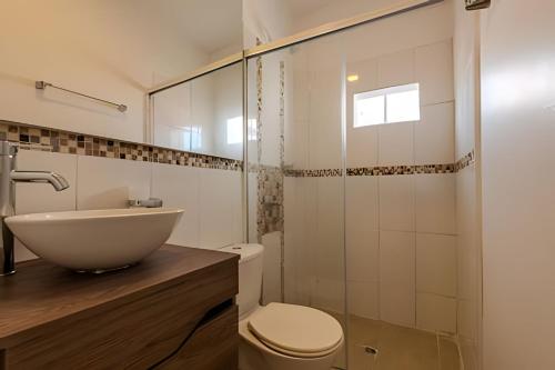 Phòng tắm tại Casa Hibiscus