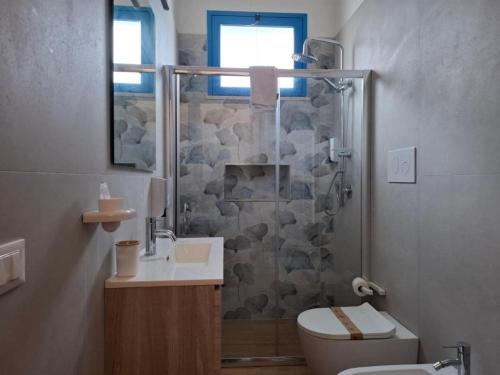 Koupelna v ubytování Signorino Eco Resort Family Studio M4