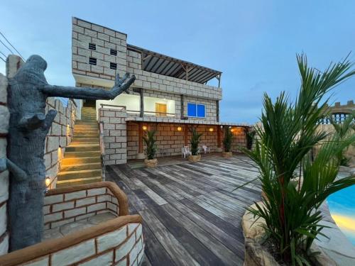 Bazén v ubytování La Muralla Casa Con Piscina y Acceso al Mar nebo v jeho okolí