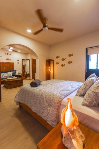 Ένα ή περισσότερα κρεβάτια σε δωμάτιο στο Comoda habitacion a unos pasos de la playa - 2