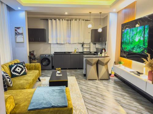 Η κουζίνα ή μικρή κουζίνα στο Serene Abodes MB1