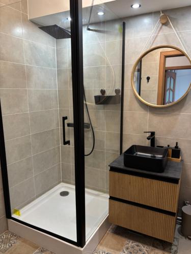 Koupelna v ubytování AMA Studio