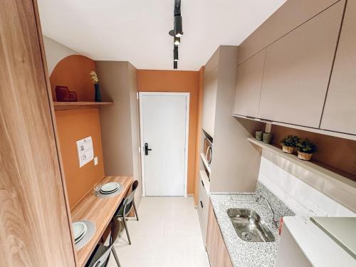 A cozinha ou kitchenette de !Novinho! Apê Elamor - Brooklin - SP