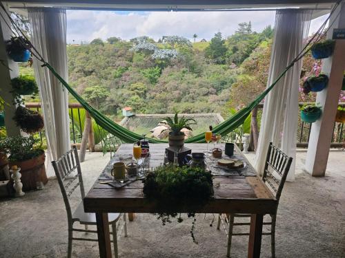A balcony or terrace at Ecohotel Zona 7 en Rionegro