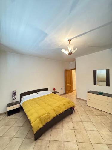 Postel nebo postele na pokoji v ubytování Villetta Indipendente fra i pini della Sila CS