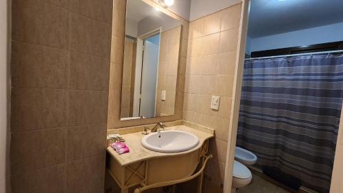 Koupelna v ubytování Essencial Hotel Spa