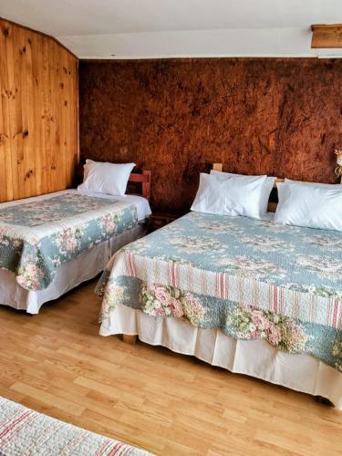 Krevet ili kreveti u jedinici u okviru objekta Hostal Punto Austral