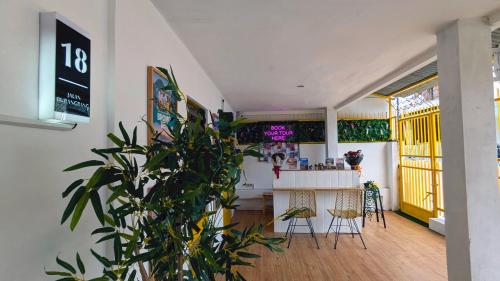 TV a/nebo společenská místnost v ubytování Casa de Vie Hostel