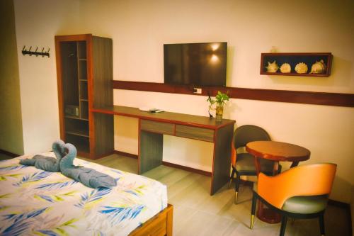 TV a/nebo společenská místnost v ubytování P1 Resort