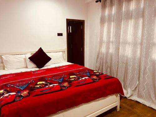 Postel nebo postele na pokoji v ubytování The Budget White House Hotel