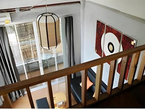 a view from the balcony of a house at K-1 Modern Art Hotel @ Nan in Nan