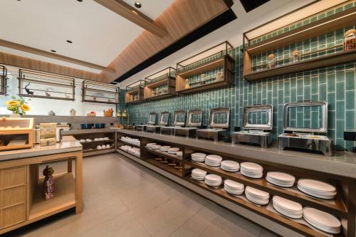 Kuchyň nebo kuchyňský kout v ubytování MEHOOD LESTIE HOTEL- Changsha South Sation Branch