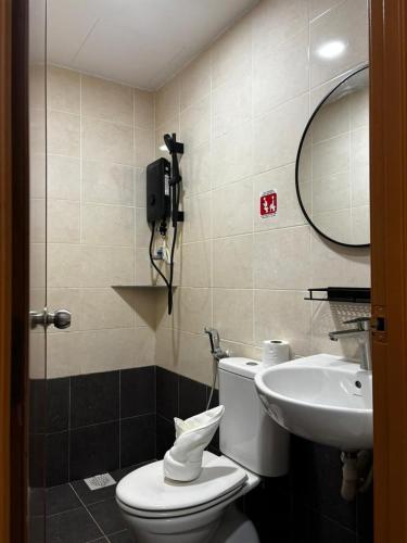 Phòng tắm tại Swing & Pillows - Salak Tinggi , KLIA 1 KLIA 2