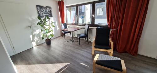 Posezení v ubytování 50qm 2,5 Zi Wohnung in Siegens Oberstadt