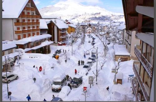 Casa Vacanze Green Pine v zimě