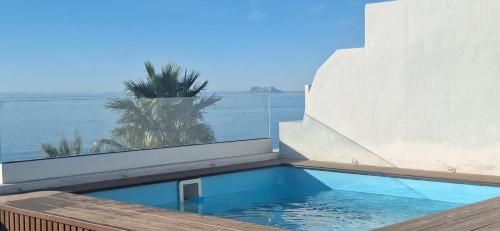 Penthouse Dalia - roof terrace with plunge pool
