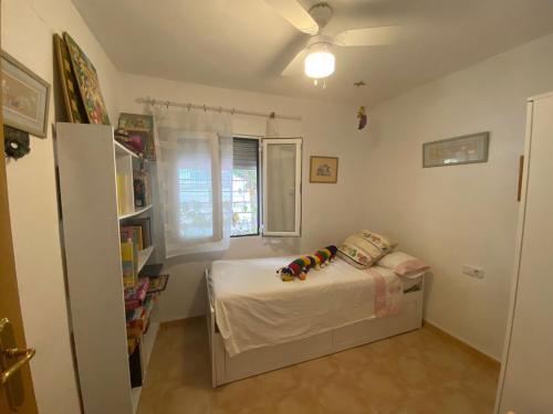 En eller flere senge i et værelse på La Casa del bosque