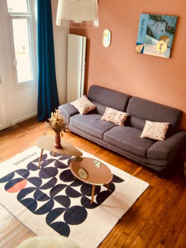 Posezení v ubytování La petite Maison