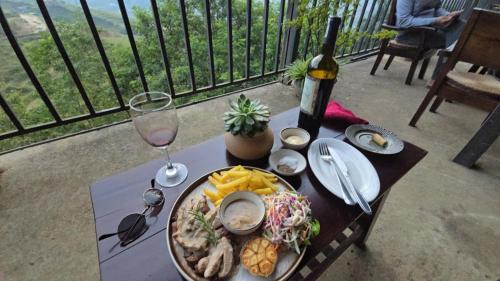 Jídlo v chaty nebo okolí