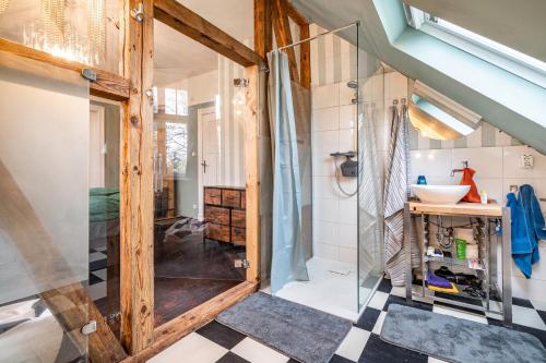 Koupelna v ubytování Villa Seeblick