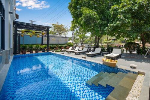 Πισίνα στο ή κοντά στο Beachfront Hotel Hoi An