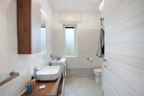 Koupelna v ubytování Paestum Eden