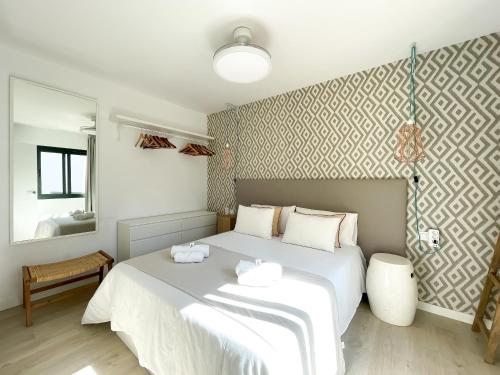 Postel nebo postele na pokoji v ubytování Puertollano by Best Holidays Fuerteventura