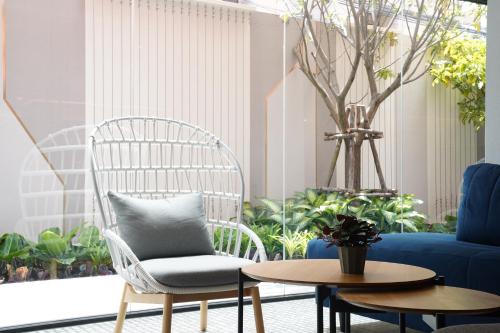 Posezení v ubytování View Place Hotel & Residence Lat Phrao 130