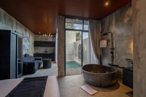 Koupelna v ubytování Nauti Villa