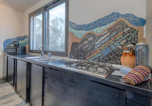 Η κουζίνα ή μικρή κουζίνα στο Masseria il Fondone Rooms