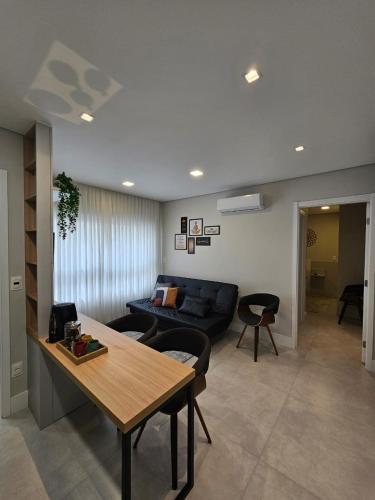 Posezení v ubytování Apartment in the Pantanal - Near UFSC