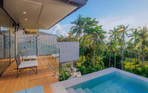 Πισίνα στο ή κοντά στο Dreamy Ocean Villa B - New Sea View Retreat