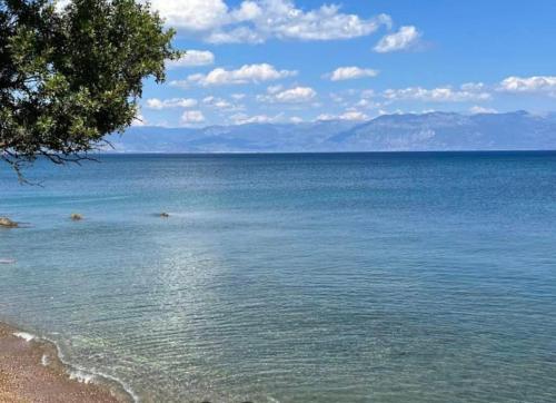 a view of a large body of water at Dimitra's Apartment in Petalidhion