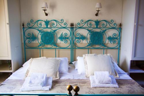 Postel nebo postele na pokoji v ubytování Salus