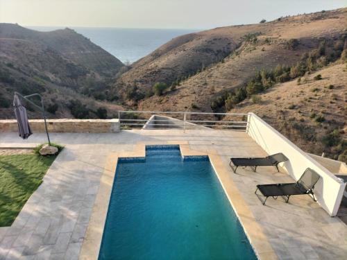 Üldine mäevaade või majutusasutusest Villa de vacance proche de la plage pildistatud vaade