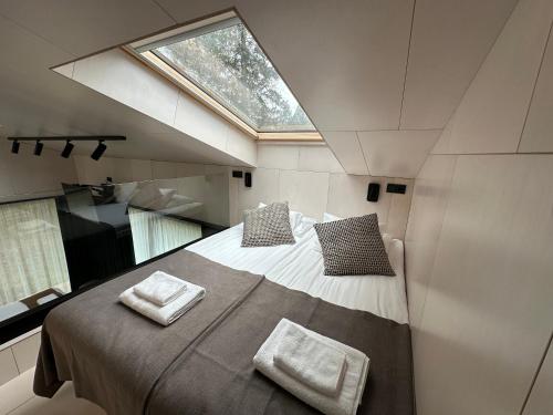 Ένα ή περισσότερα κρεβάτια σε δωμάτιο στο Tõrva Veemõnula Spaahotell