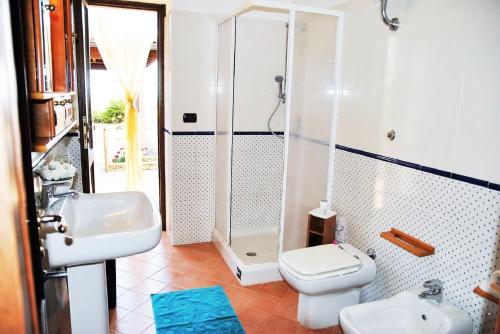 Koupelna v ubytování Villa Uva e Stelle in the quiet of the green hills