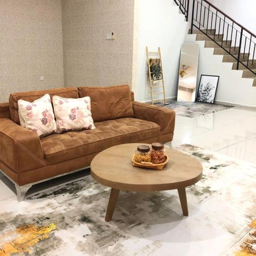 Χώρος καθιστικού στο Saujana Inn