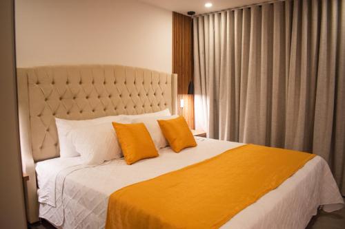 Postel nebo postele na pokoji v ubytování Mostaza 316 - Lujo & Comodidad, Piscina, Gym, Parking en Av Centerario