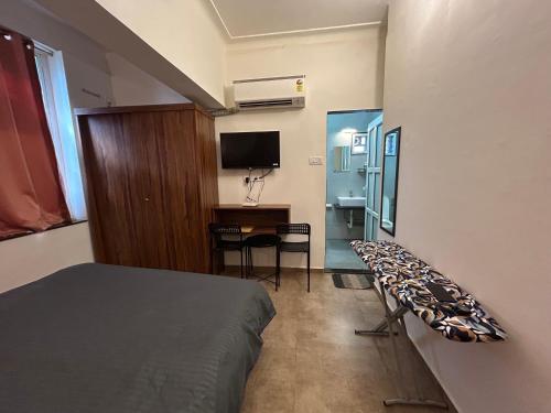 TV a/nebo společenská místnost v ubytování Casa Sofiana hotel