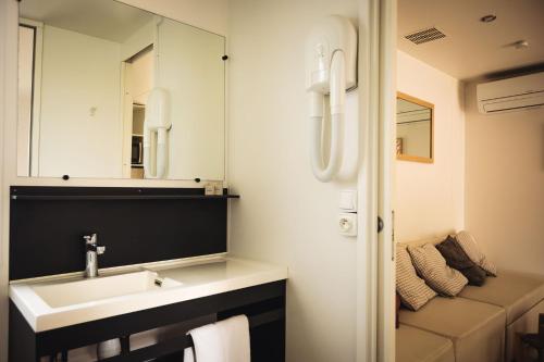 Koupelna v ubytování Salines