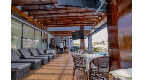 Χώρος καθιστικού στο La ferme ChristFire