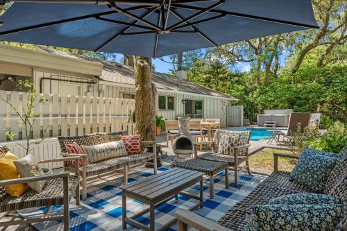 Πισίνα στο ή κοντά στο Barefoot Bungalow