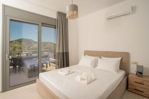 Postel nebo postele na pokoji v ubytování Valora Villa