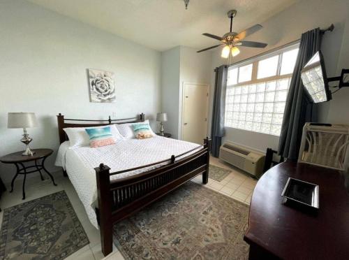 Postel nebo postele na pokoji v ubytování Wonderful Apartment on the Beach