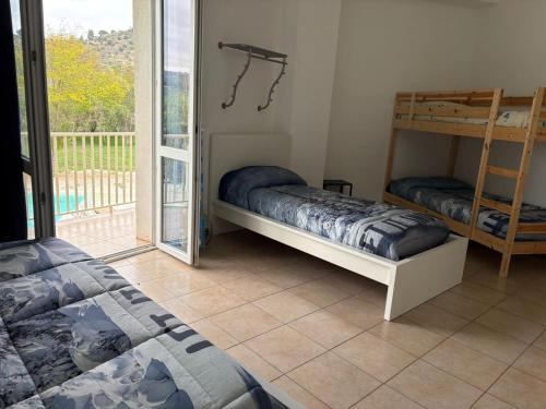 Ένα ή περισσότερα κρεβάτια σε δωμάτιο στο B&B RosAngelo