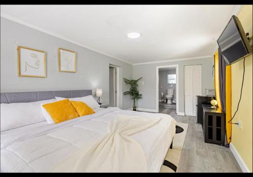 Postel nebo postele na pokoji v ubytování Homeaway Haven