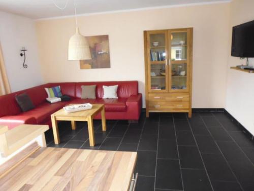 Et opholdsområde på Ferienhaus Koss 2