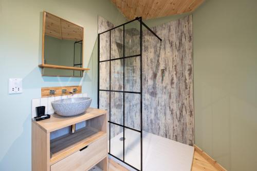 Koupelna v ubytování Blossom Plantation