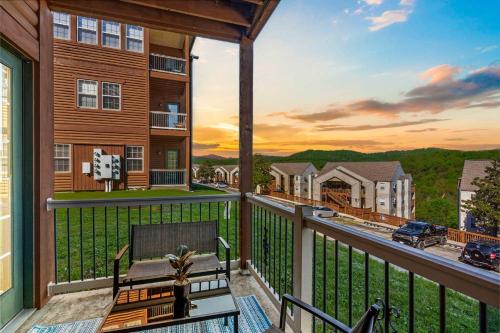 a view from the balcony of a house at Always 80 and Sunny - Silver Dollar City in Branson